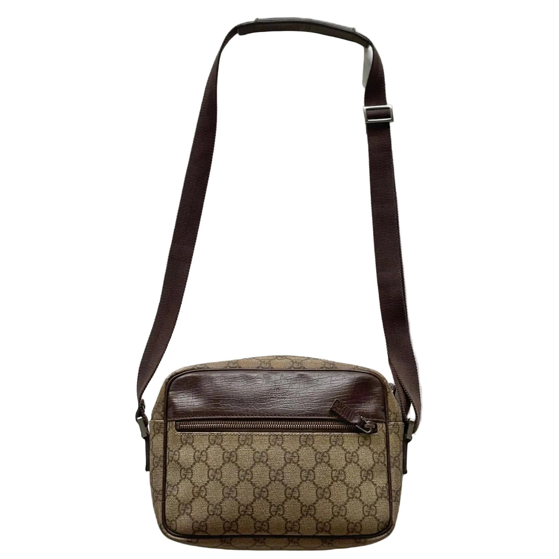 Gucci GG Supreme Crossbody Bag (Pre-owned)