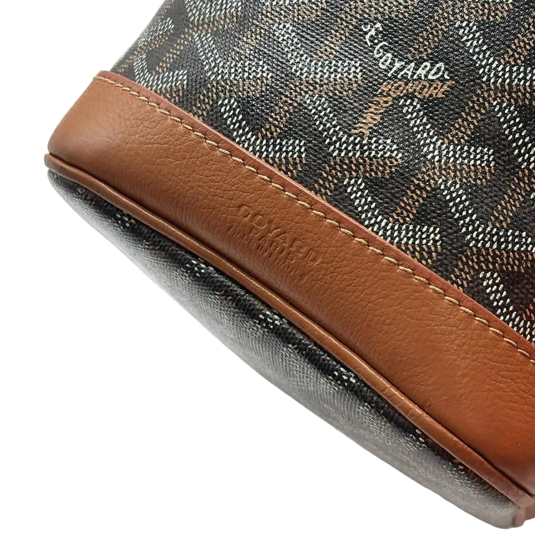 Goyard Goyardine Petit Flot PM Bucket Bag (Like new) BTK6QW2