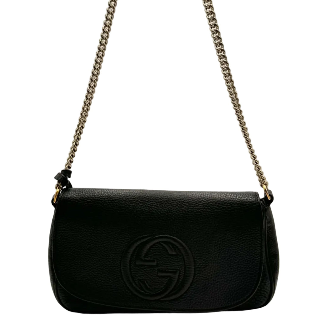 Gucci Soho Chain Leather Crossbody Bag (Pre-owned) 62HRBQ4