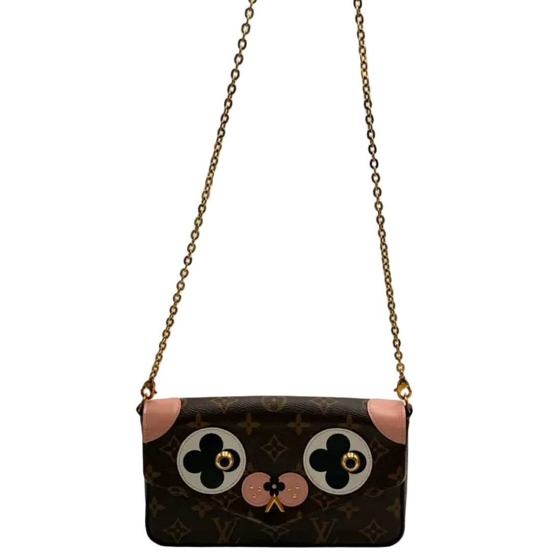 Louis Vuitton Pochette Felicie Limited Edition Valentine Dog Collection (Pre-owned) 783G9WD