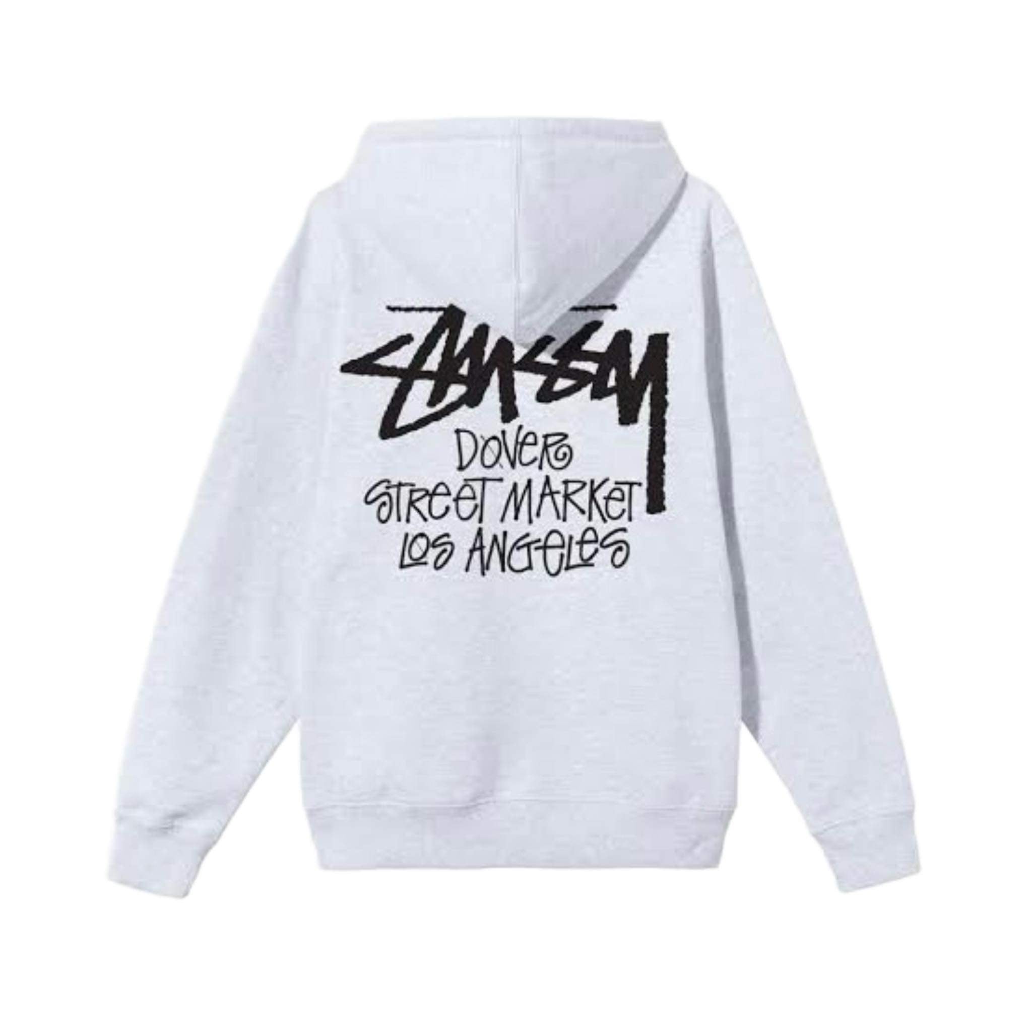 Stüssy DSM Men's Los Angeles Zip Hoodie Ash Heather