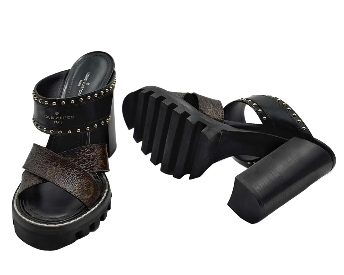 Louis Vuitton  Monogram Star Trail Sandals (Fitted)