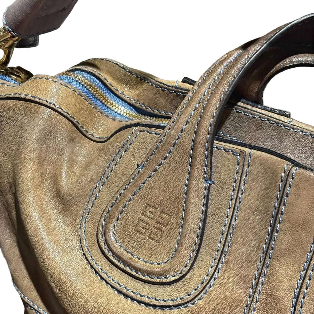 Givenchy Brown Goatskin Leather Small Nightingale Bag (Pre-owned) 6HB7C8R