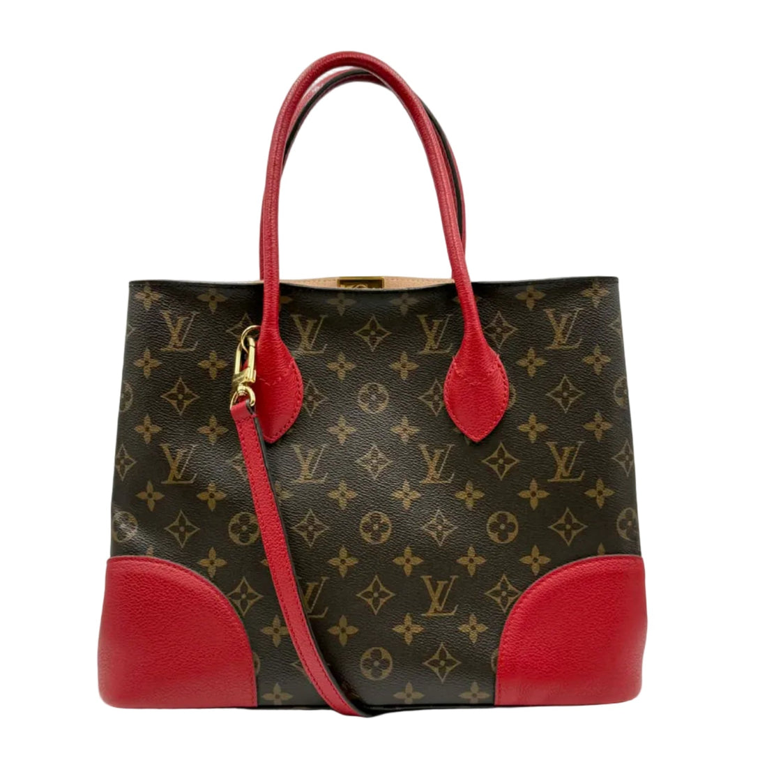 Louis Vuitton Flandrin Handbag in Brown Monogram (Like new) 42VRYVH