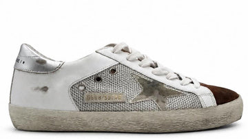 Golden Goose Super-Star Light Silver White Beige