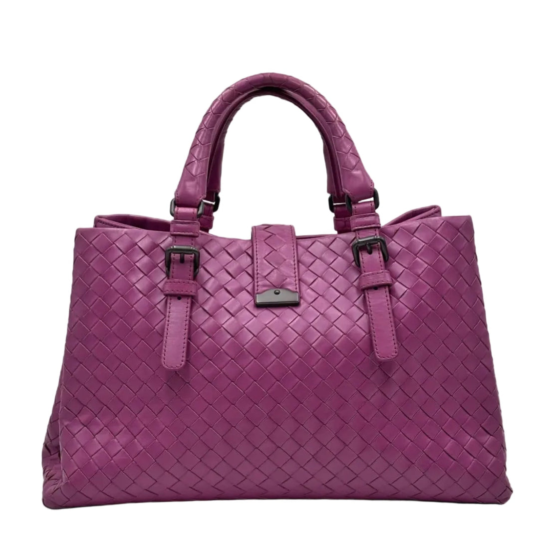 Bottega Veneta  Small Nappa Intrecciato Roma Satchel (Like new) M4TGWXH