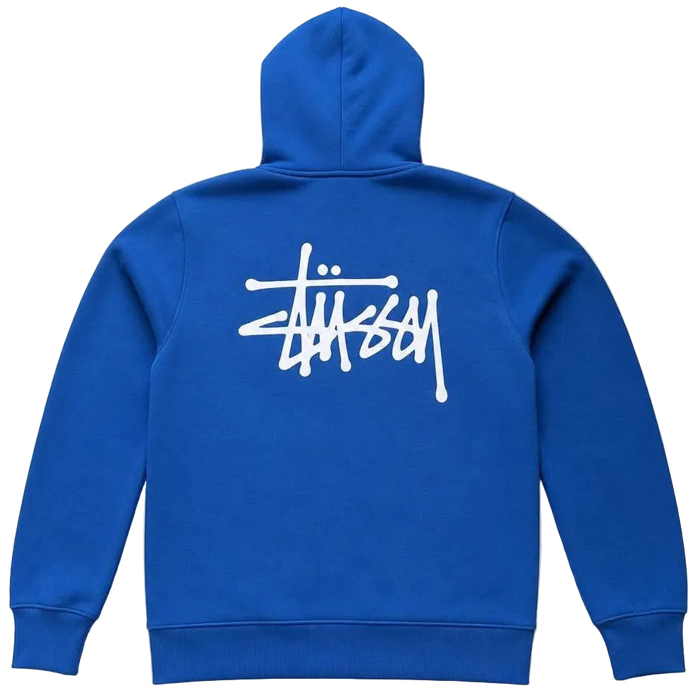 Stussy Basic Zip Hoodie Blue