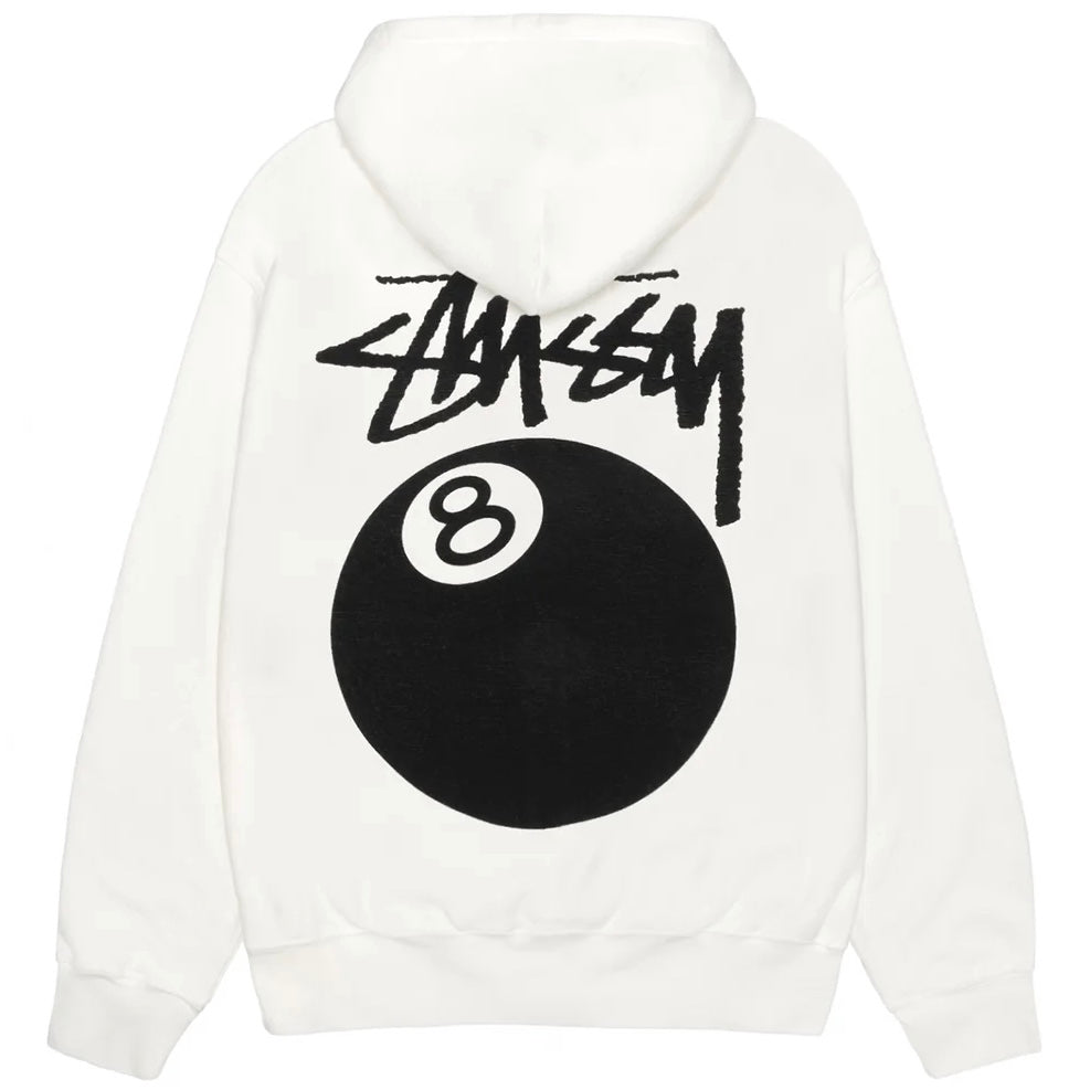 Stussy 8 Ball Hoodie Pigment Dyed Natural