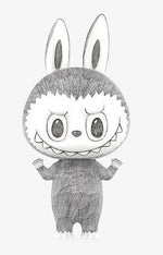 Load image into Gallery viewer, POP MART MEGA LABUBU THE MONSTERS SKETCH 1000%
