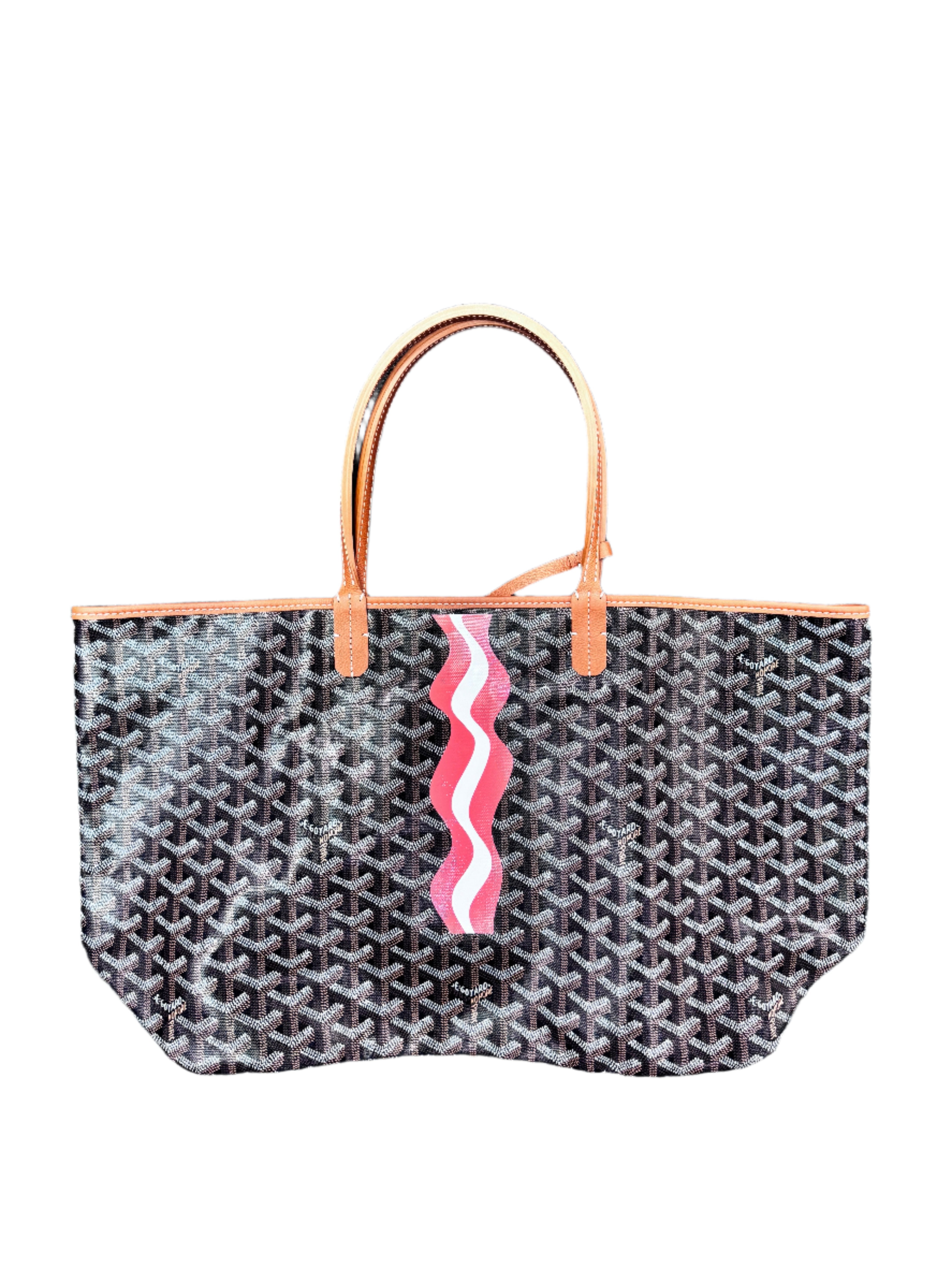 Goyard Saint Louis Tote PM Black/Natural (Painted)