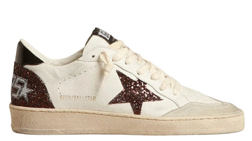 Golden Goose Ball White Ice Coffee Brown Black (Women's)