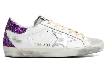 Golden Goose Super-Star Sneakers White Ice Silver Purple (Women's)