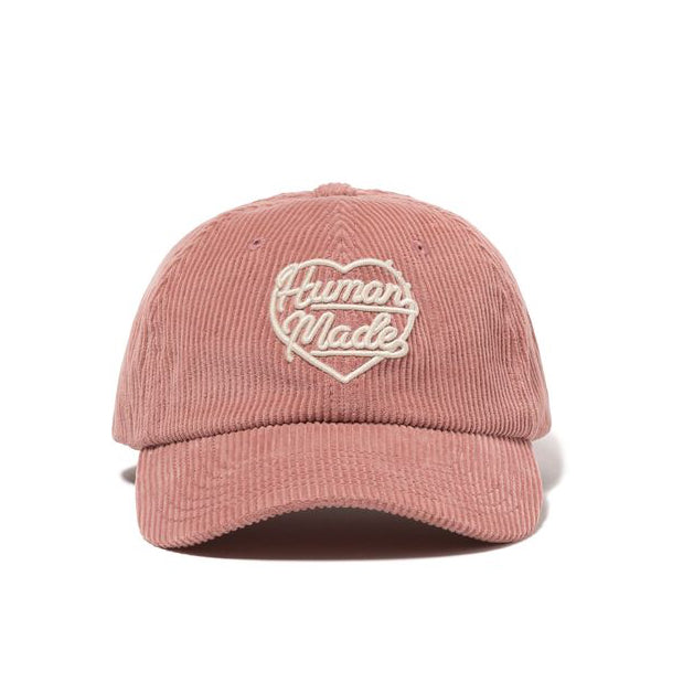 Human Made 6 Panel Corduroy Cap Pink