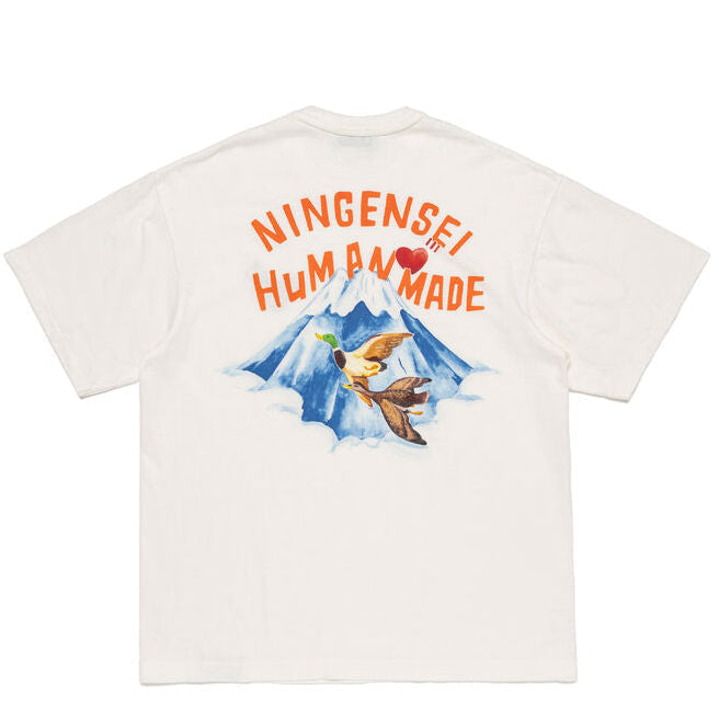 Human Made Gninggensei WA Graphic T-shirt White