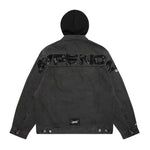 Load image into Gallery viewer, AAPE Detachable Hooded Denim Jacket SS 24
