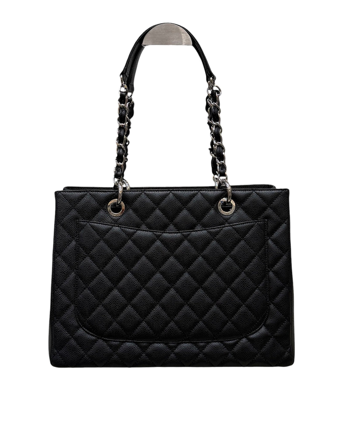 Chanel Black Caviar Quilted Leather Grand Shopping Tote Bag (LIKE NEW) 3JVWXRC