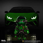 Load image into Gallery viewer, Pop Mart Mega Space Molly Automobile Lamborghini Edition 2024 1000% (Green)
