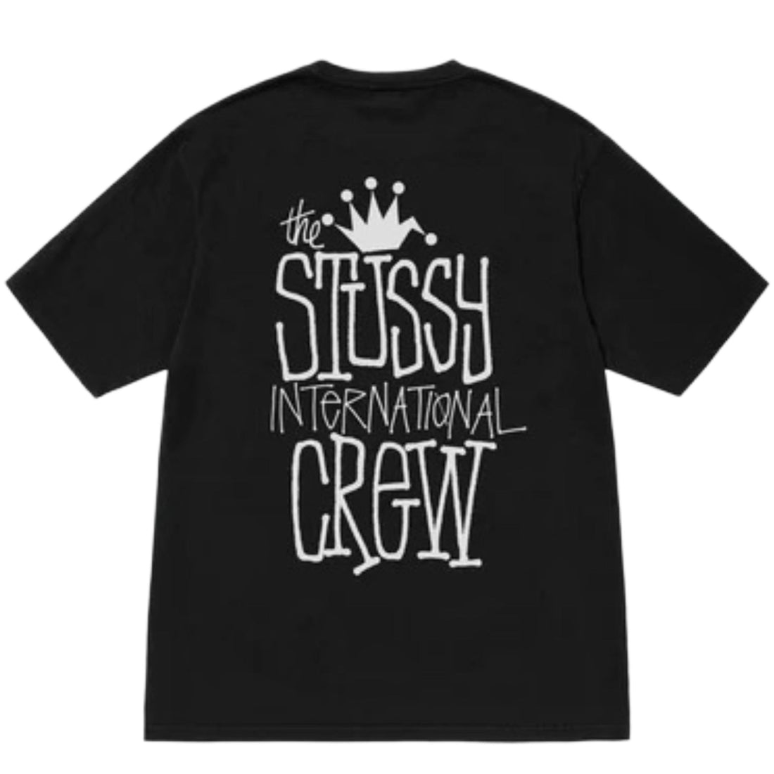 Stussy Crown International Pigment Dyed Black Tee