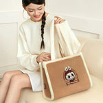 Load image into Gallery viewer, Classic Bag Series- LABUBU Plush Tote Bag (Brown)
