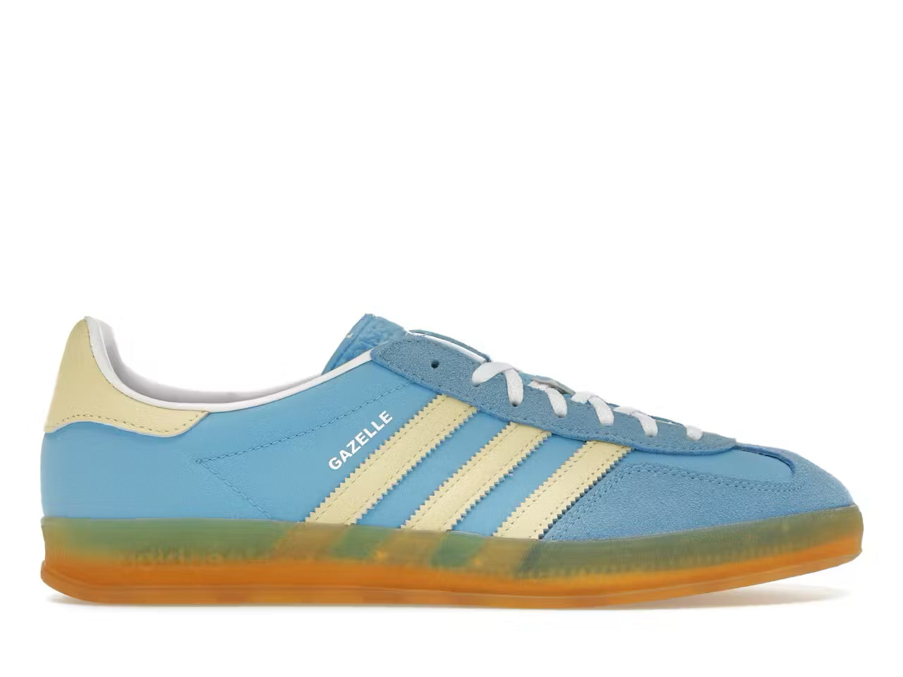 Adidas Gazelle Indoor Semi Blue Burst Almost Yellow