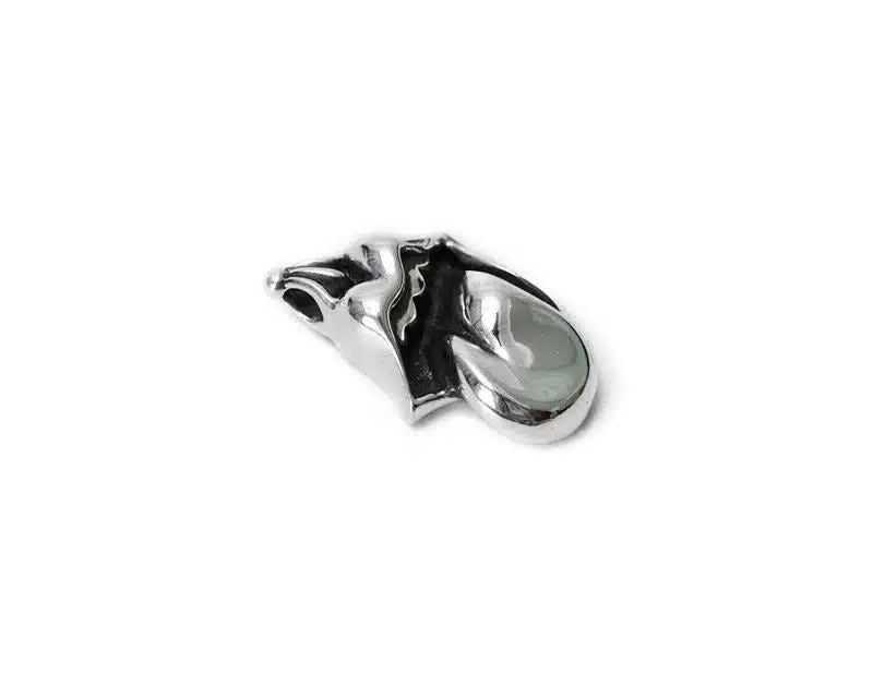 Chrome Hearts Rolling Stones Lip & Tongue Sterling Silver Pendant (Vintage)