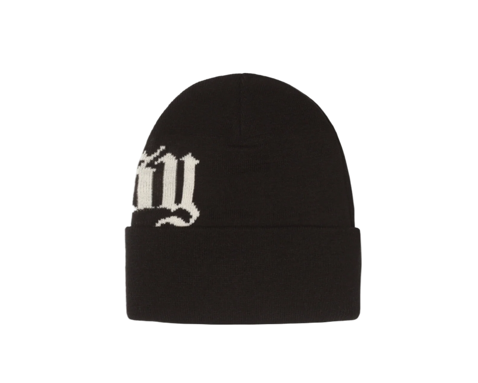 Stussy Cuff Beanie Old English Black