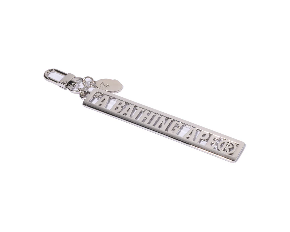 A Bathing Ape Men Key Rings Metal Logo Keychain