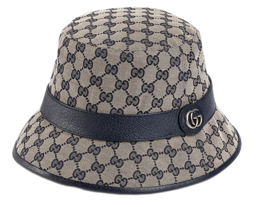 Gucci GG Canvas Bucket Hat 'Beige Blue' (Women’s)
