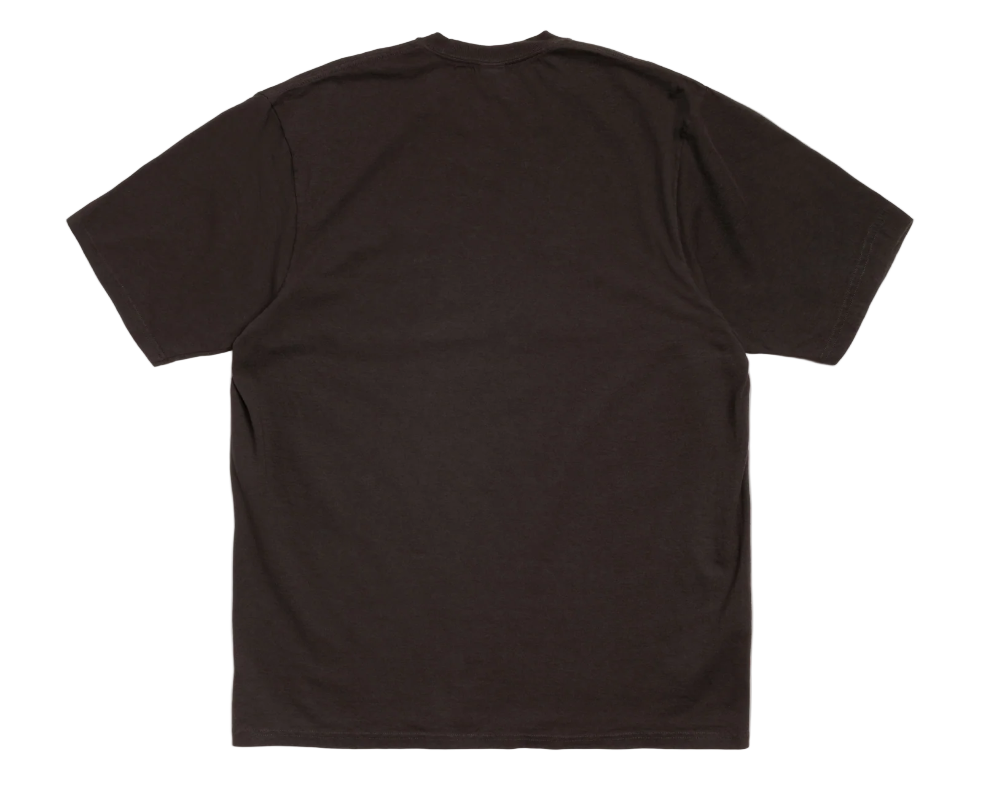 Stussy Stretch Pig. Dyed Tee Faded Black