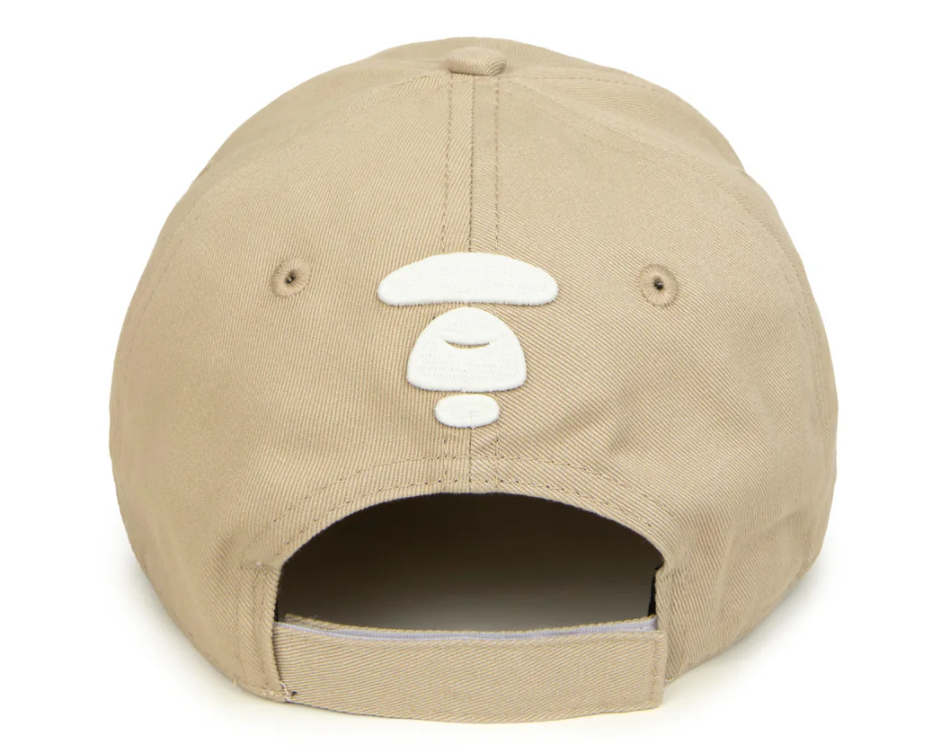AAPE Men Letter "A" Logo patch cap Beige Grey