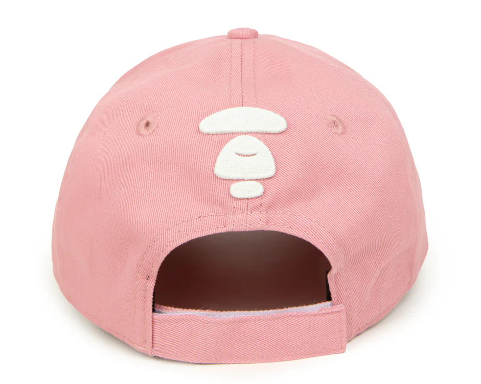 AAPE Men Letter "A" Logo patch cap Pink Dark