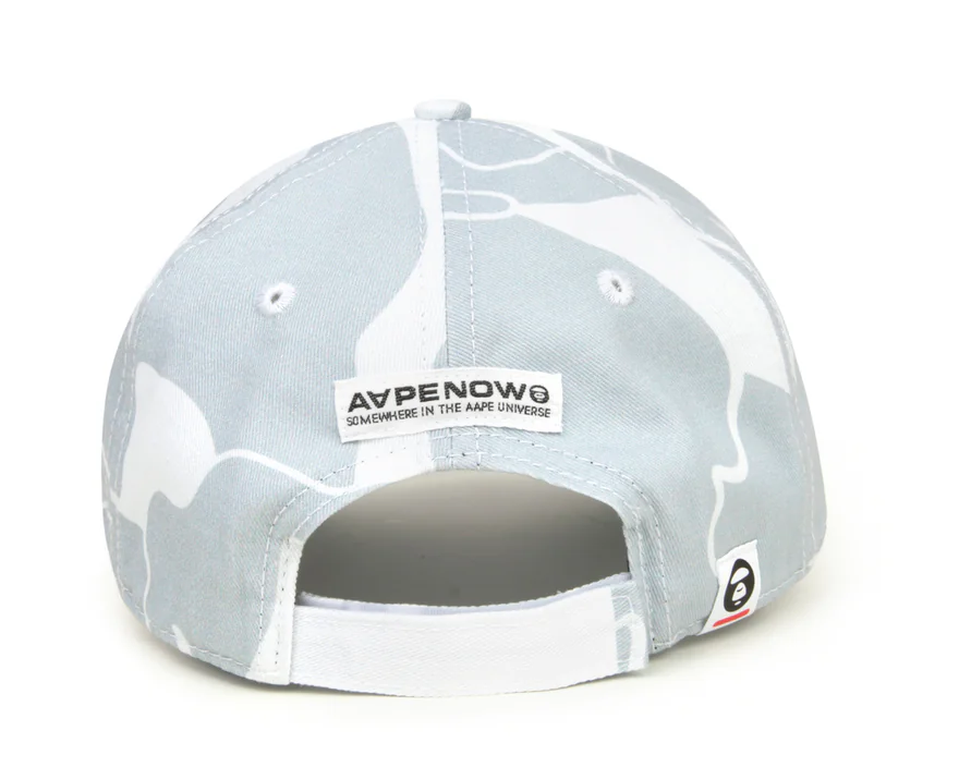AAPENOW moonface Cap Camo White Multi