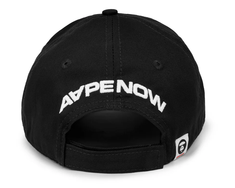 AAPENOW moonface Cap Camo Logo Black