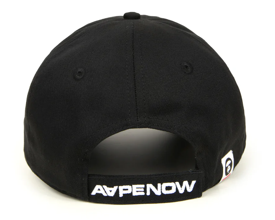 AAPENOW moonface Cap Black White