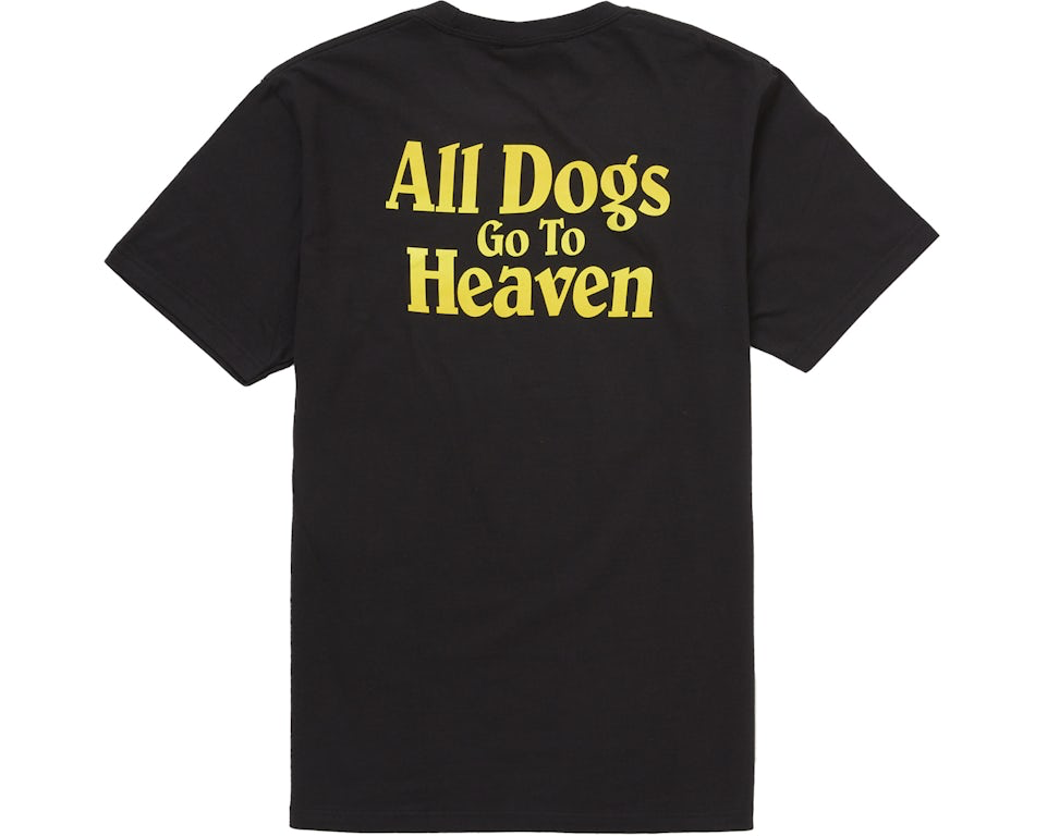 Supreme All Dogs Go To Heaven Tee Black