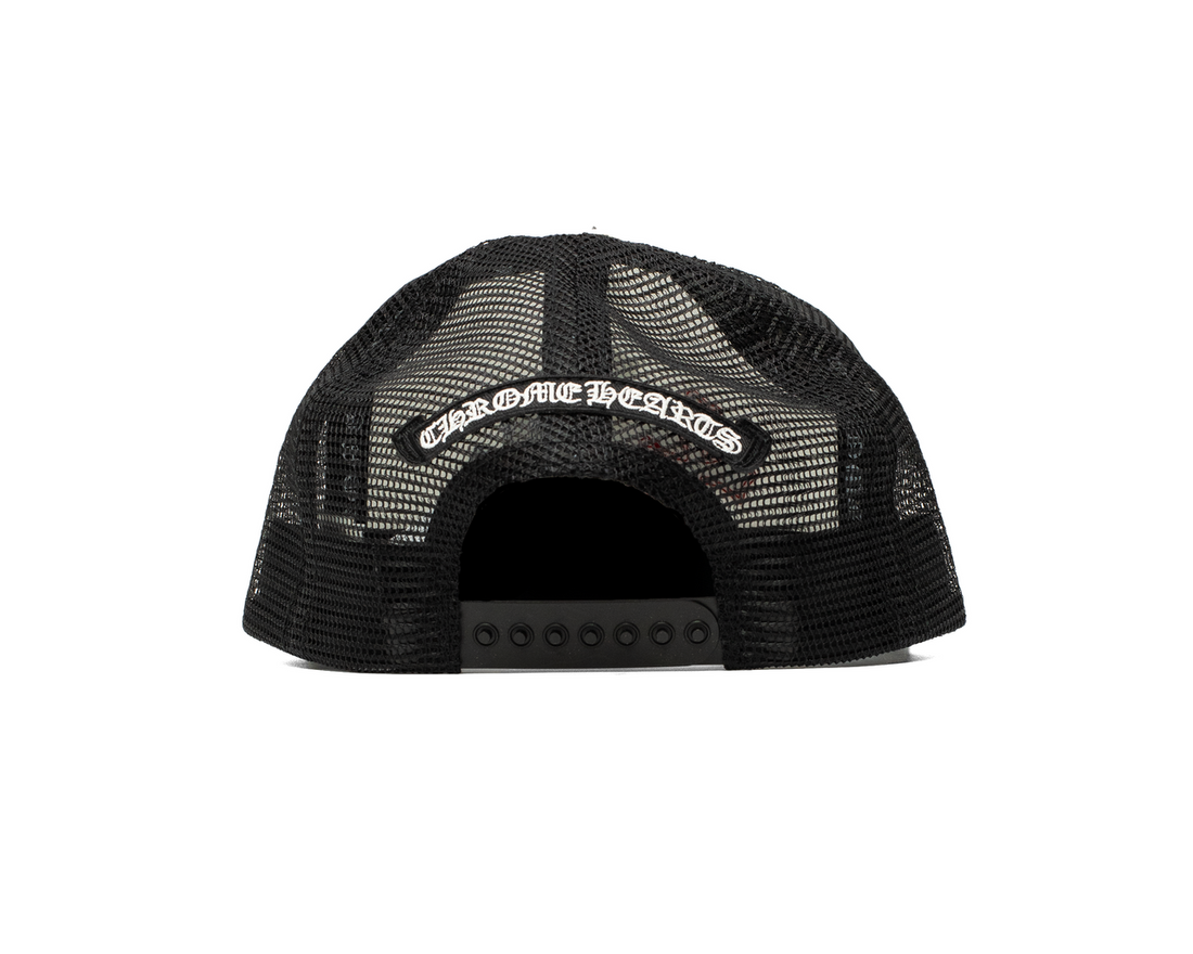Chrome Hearts Cemetery Cross Patch Trucker Hat