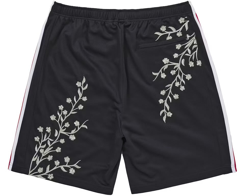 Supreme Floral Soccer Short Black