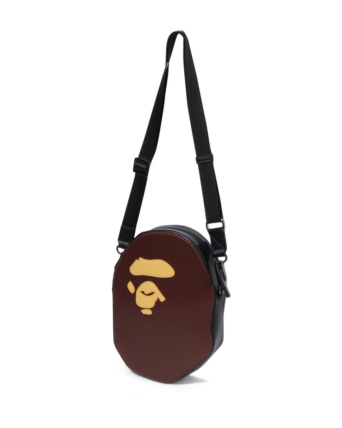 Bape Ape Head Shoulder Bag Brown