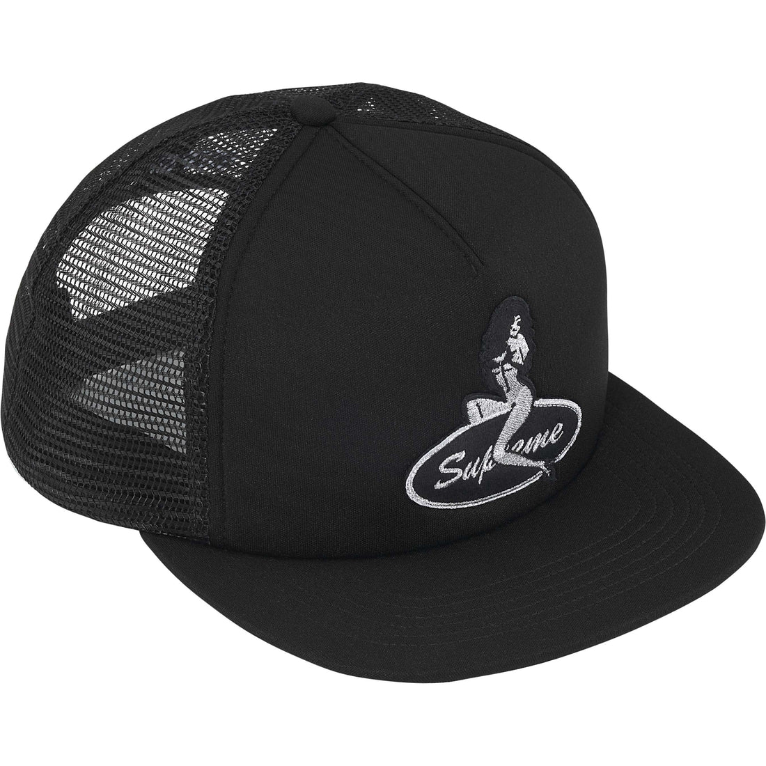 Supreme Pinup Mesh Back 5-PANEL Black