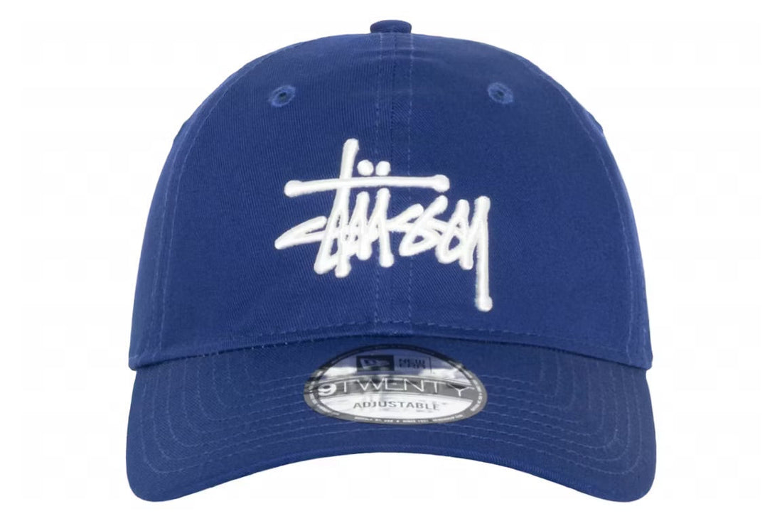 Stussy x New Era 9Twenty Basic Strapback Hat Royal