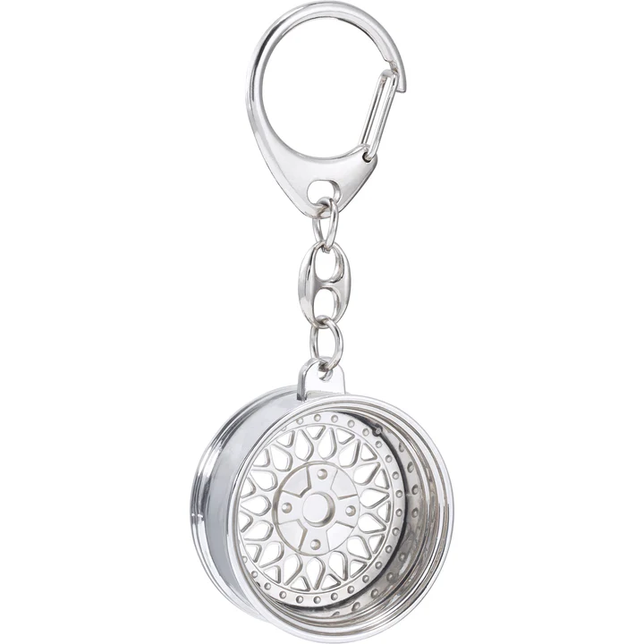 Supreme BBS RS Rim Keychain Chrome