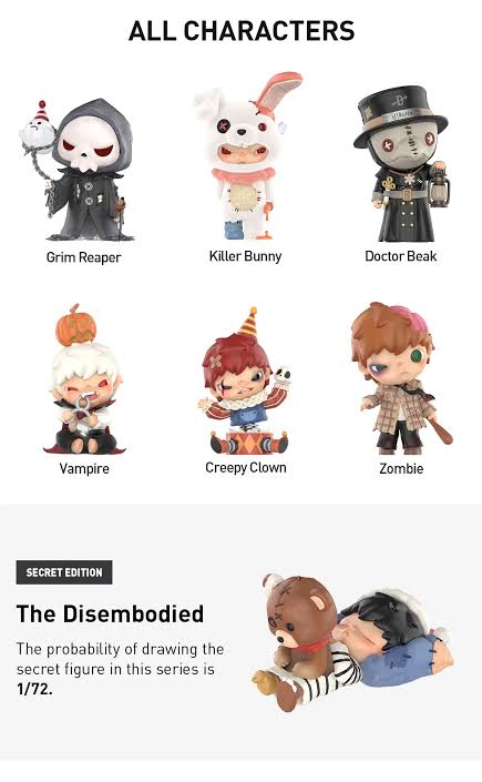 Popmart Hirono Monster’s Carnival Series Figures Blind box (Sold per piece)