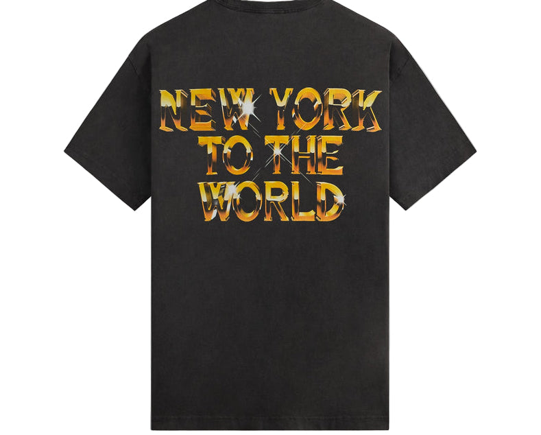 Kith x New York Knicks Gold Vintage Jones Tee Black