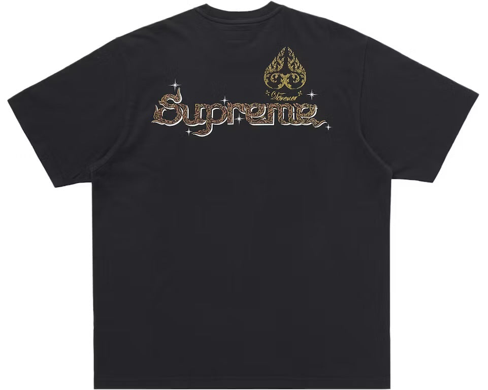 Supreme Peacock S/S Top Black