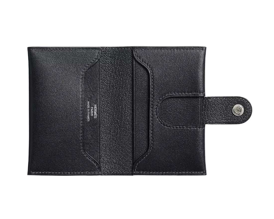 Hermès R.M.S card holder Blue Indigo