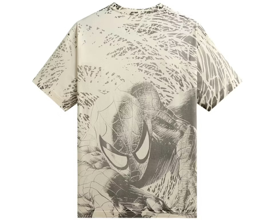 Kith x Marvel Spiderman All-Over Printed Vintage Tee