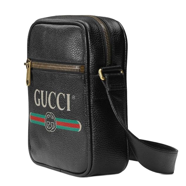 Gucci Print Messenger Bag in Black (Like new)