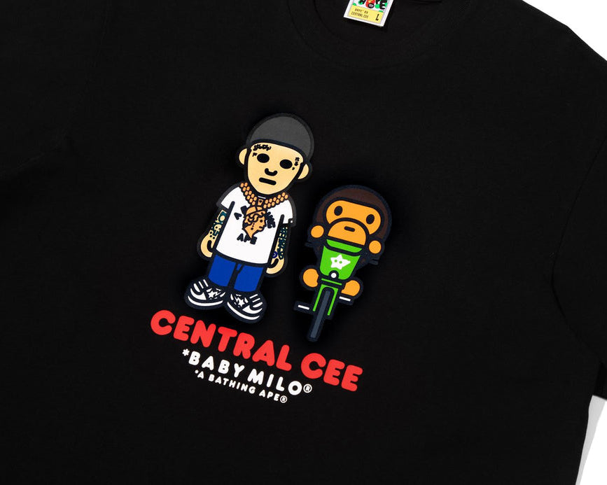 BAPE x Spotify x Central Cee Bax Milo Relaxed Fit Tee Black