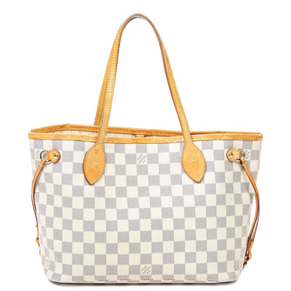 Louis Vuitton Neverfull PM Damier Azur Tote Bag (Like new)