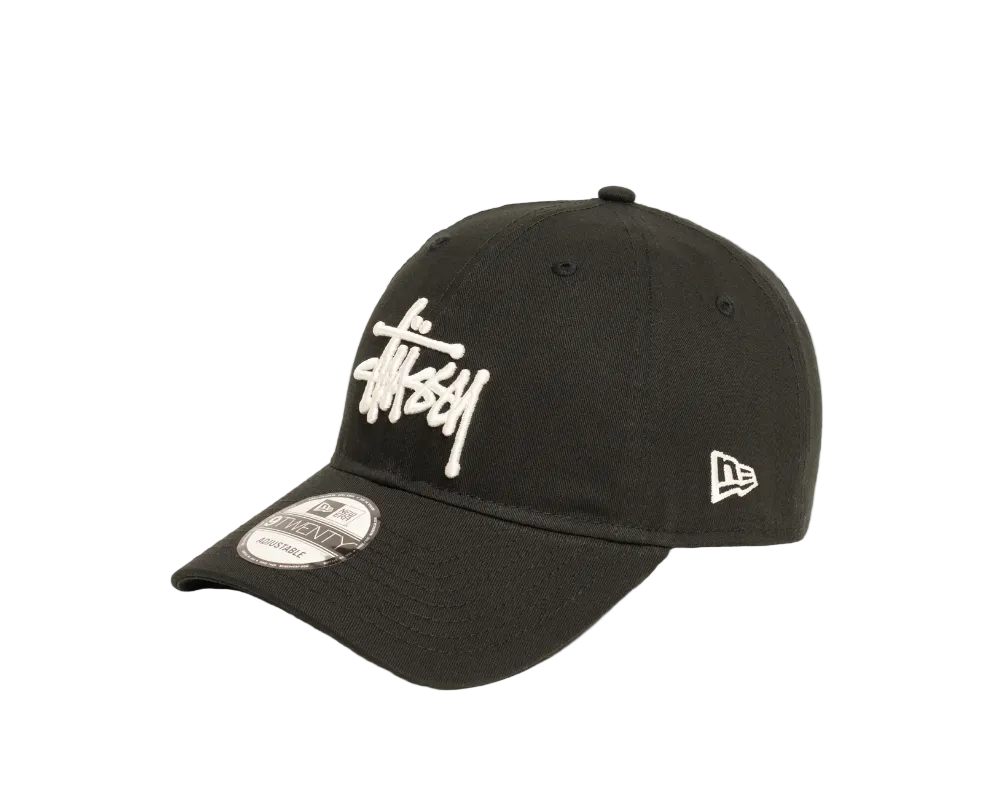 Stussy New Era 9Twenty Basic Strapback Black
